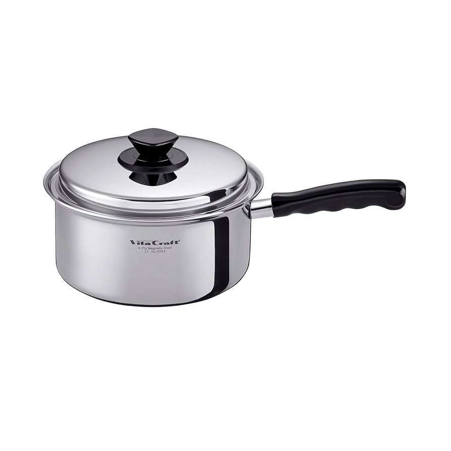 美品　ビタクラフト　片手ナベ3.0L スーパーファイブ　No.5113 IH対応 Amazon.co.jp: Vita Craft ビタクラフト Vシリーズ 片手鍋 IH